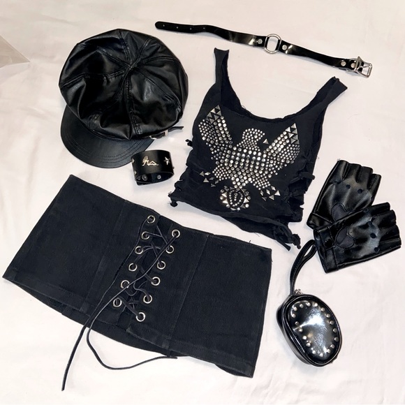 🔥Sexy biker babe Halloween costume👻 - Picture 2 of 2